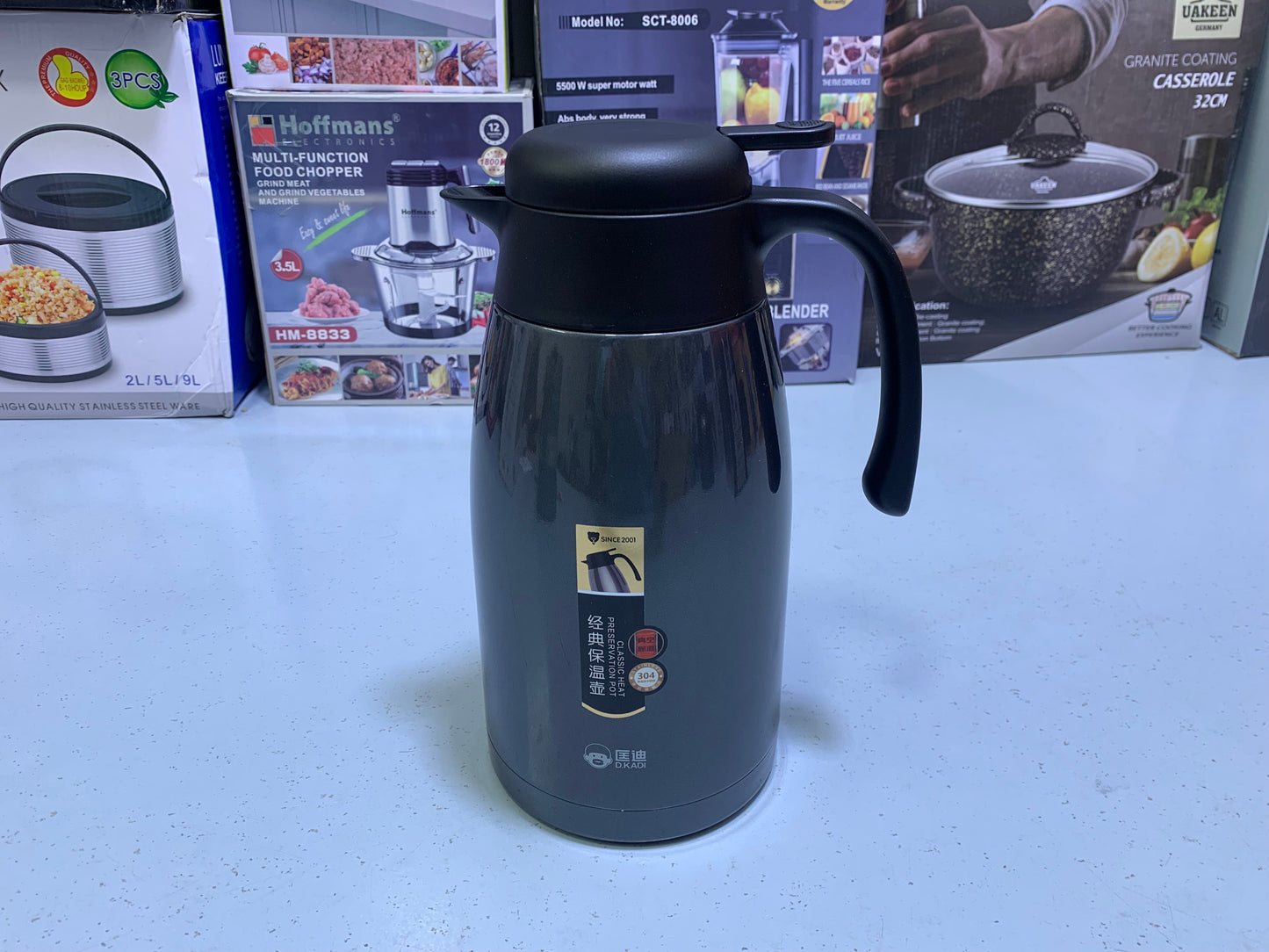 D.Kadi Tea Thermos SUS 304 Hot and Cold 24 Hours Stainless Steel 2.2L