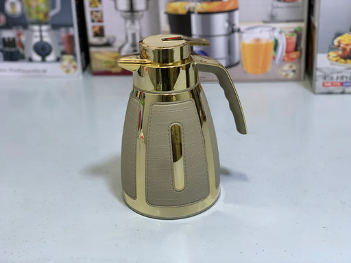 Unique Thermos with leather straps