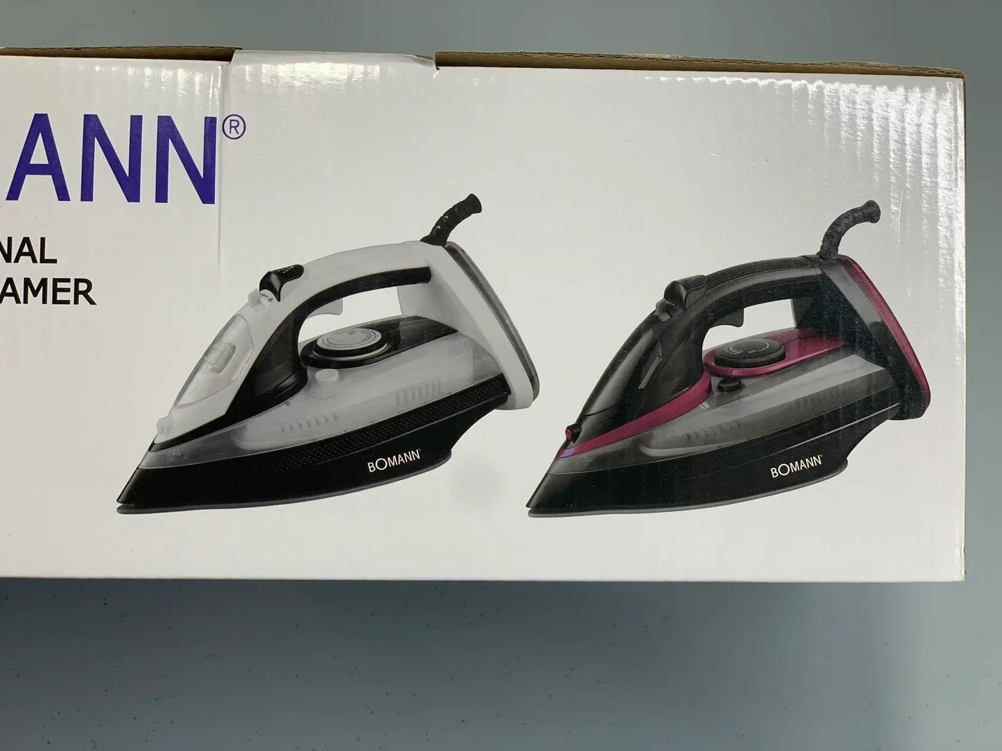 Imported BOMANN Steam Iron – 2000W, 1-Year Warranty (made in germany)