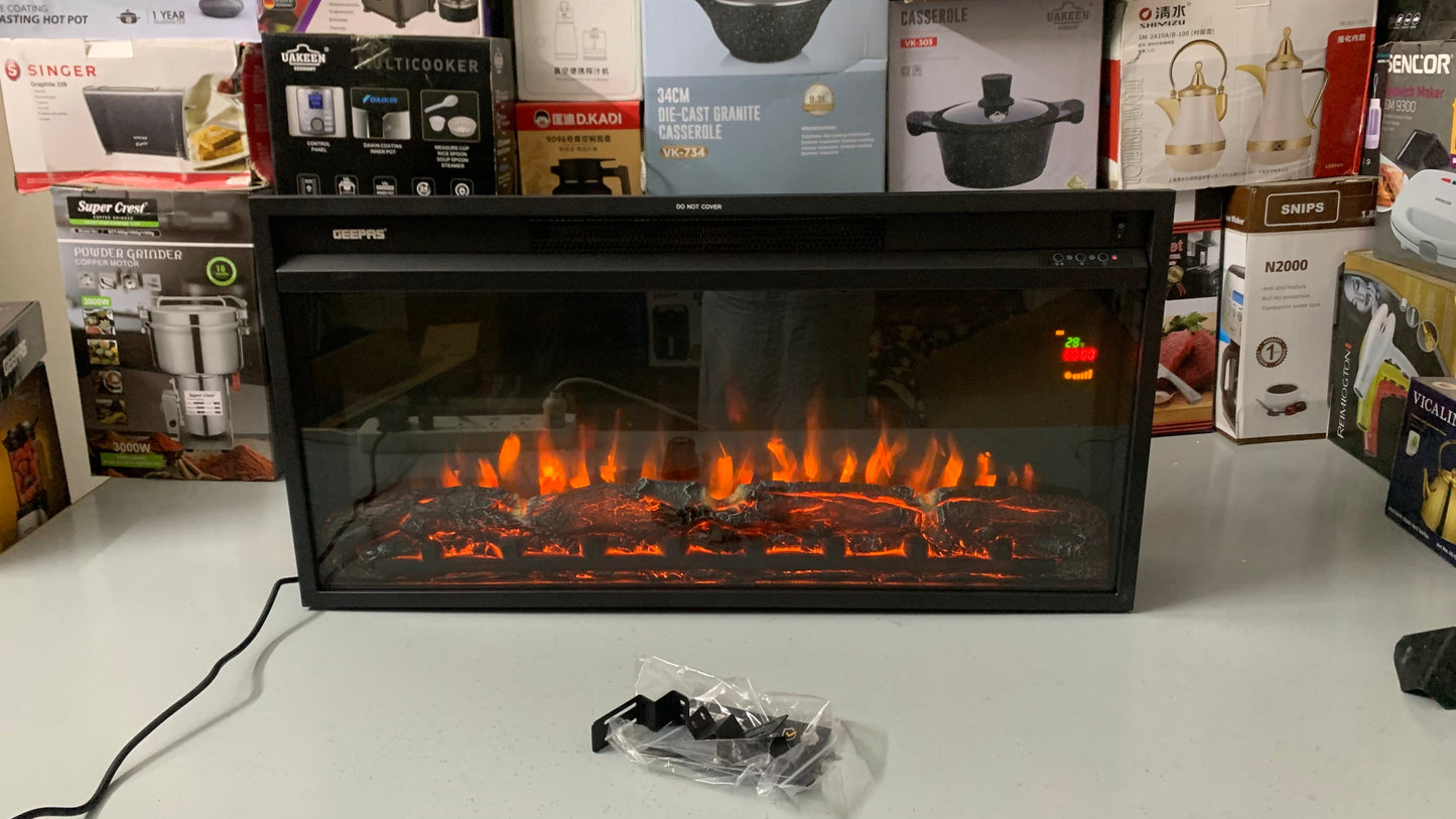 Geepas Embeddable Electric Heater| 2 Years Warranty| Model: GRH28583P