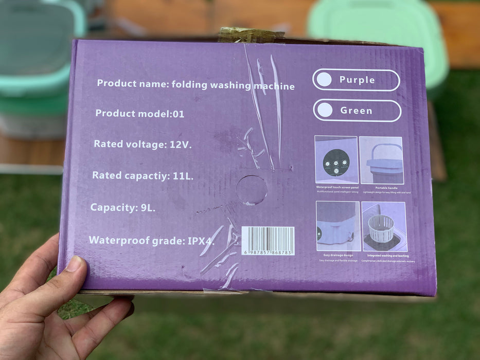 Imported Multi-Function Folding Washing Machine 9L & 5L