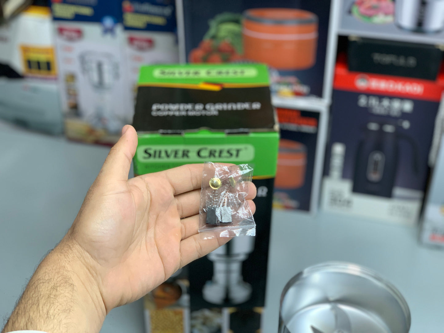 Silver Crest Grinder Stainless Steel