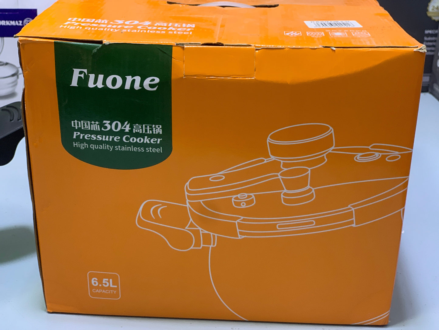 Imported 6.5L Pressure Cooker Stainless Steel SUS 304