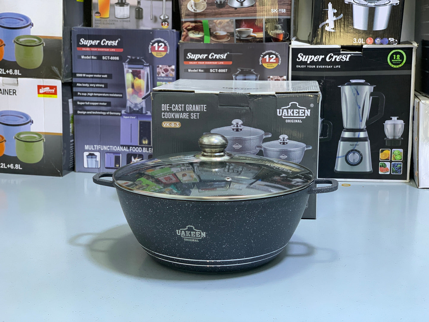 Uakeen Original 10 Pieces Cookware Set