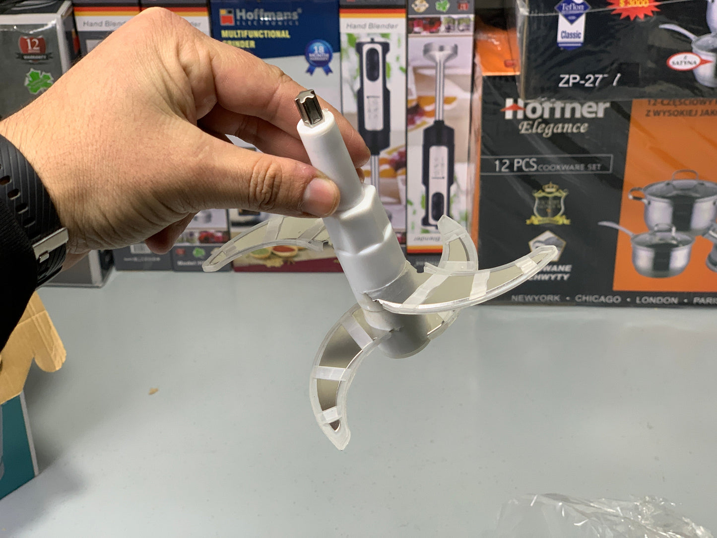 SILVER CREST White Chopper 3L Stainless Steel Bowl