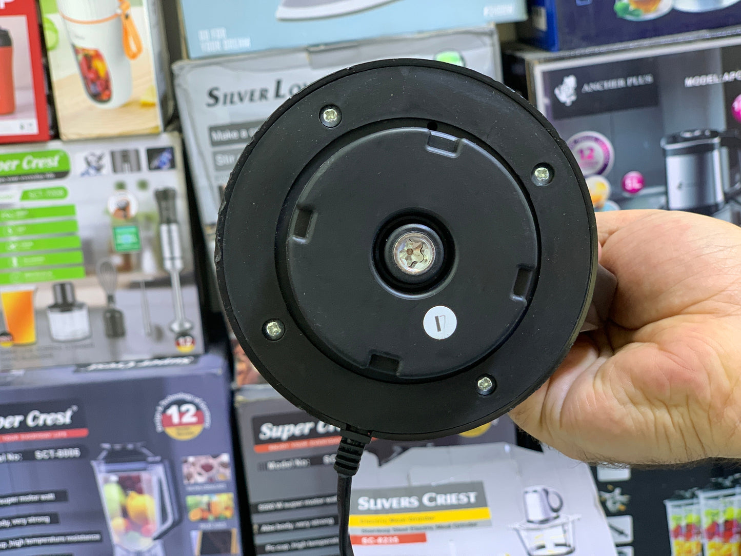 6 in 1 Food Chopper and Lasi maker double bowls and double blades