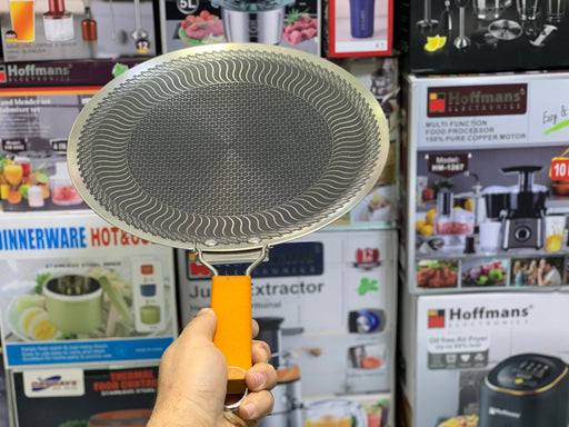 Laser Coating Tawa with Folding Wooden Handle 34cm