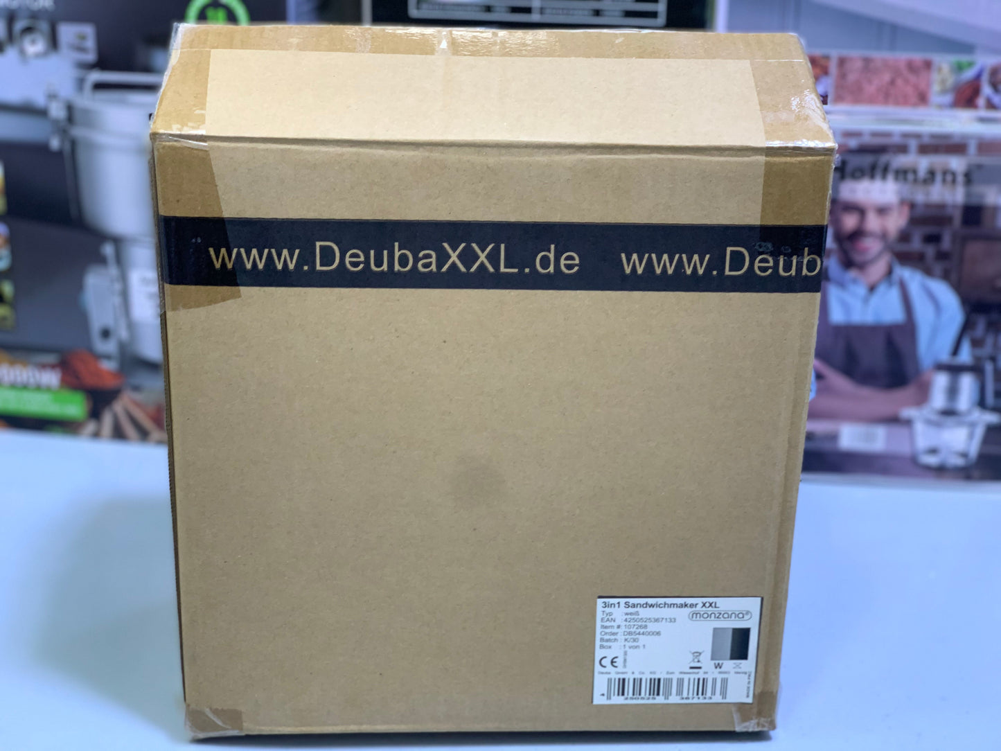 Monzana Sandwichmaker 3in1 XL|1000W|GHSM1300