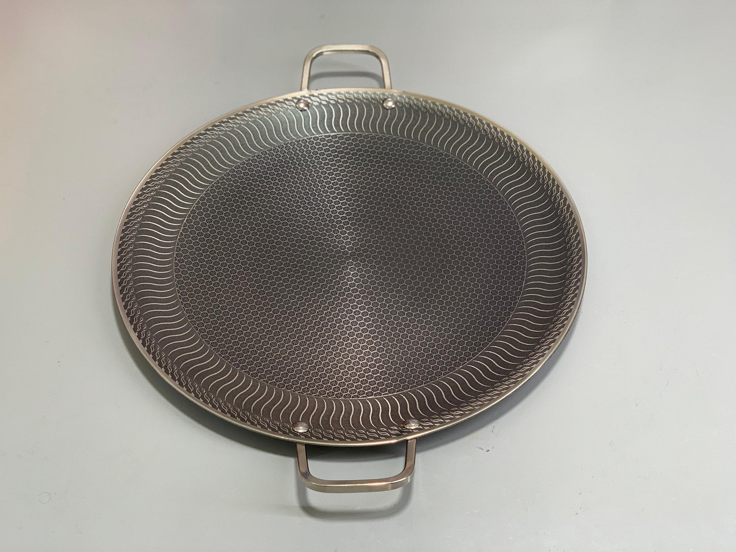 HoneyComb Laser Coating Tawa , Stainless Steel
