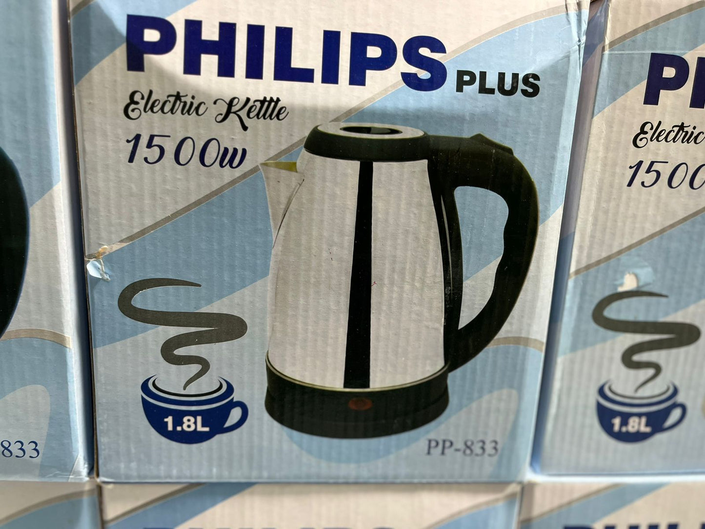 Philips Plus Electric Kettle Stainless Steel Auto OFF Mode