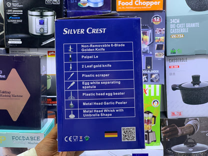 Silver crest 8 in 1 Food Chopper , Lasi Maker and Manual Chopper Full Copper Motor