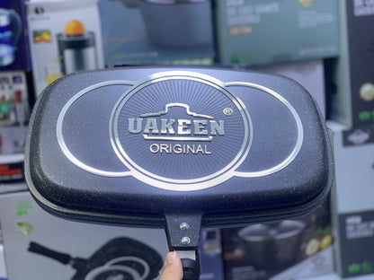UAKEEN Original Grill Pan| 40 cm and 36 cm| Die-Casting|