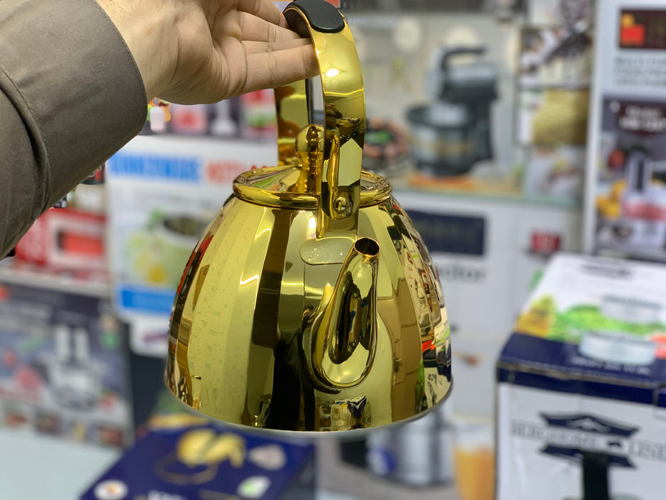 Vicalina Tea Kettles Goldens and Metal