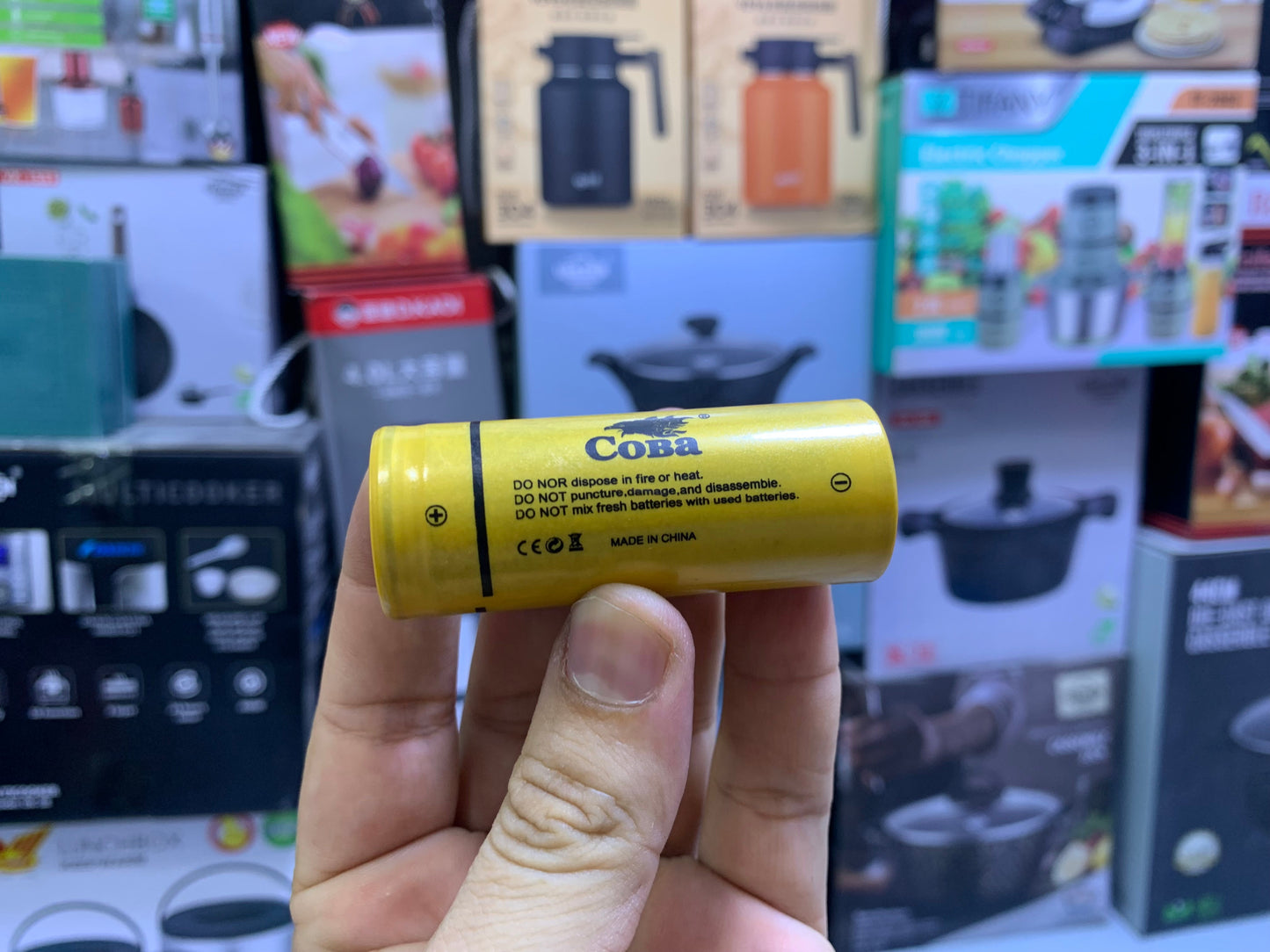 COBA Handheld Torch Model: CB-G672D USB Rechargeable Flashlight