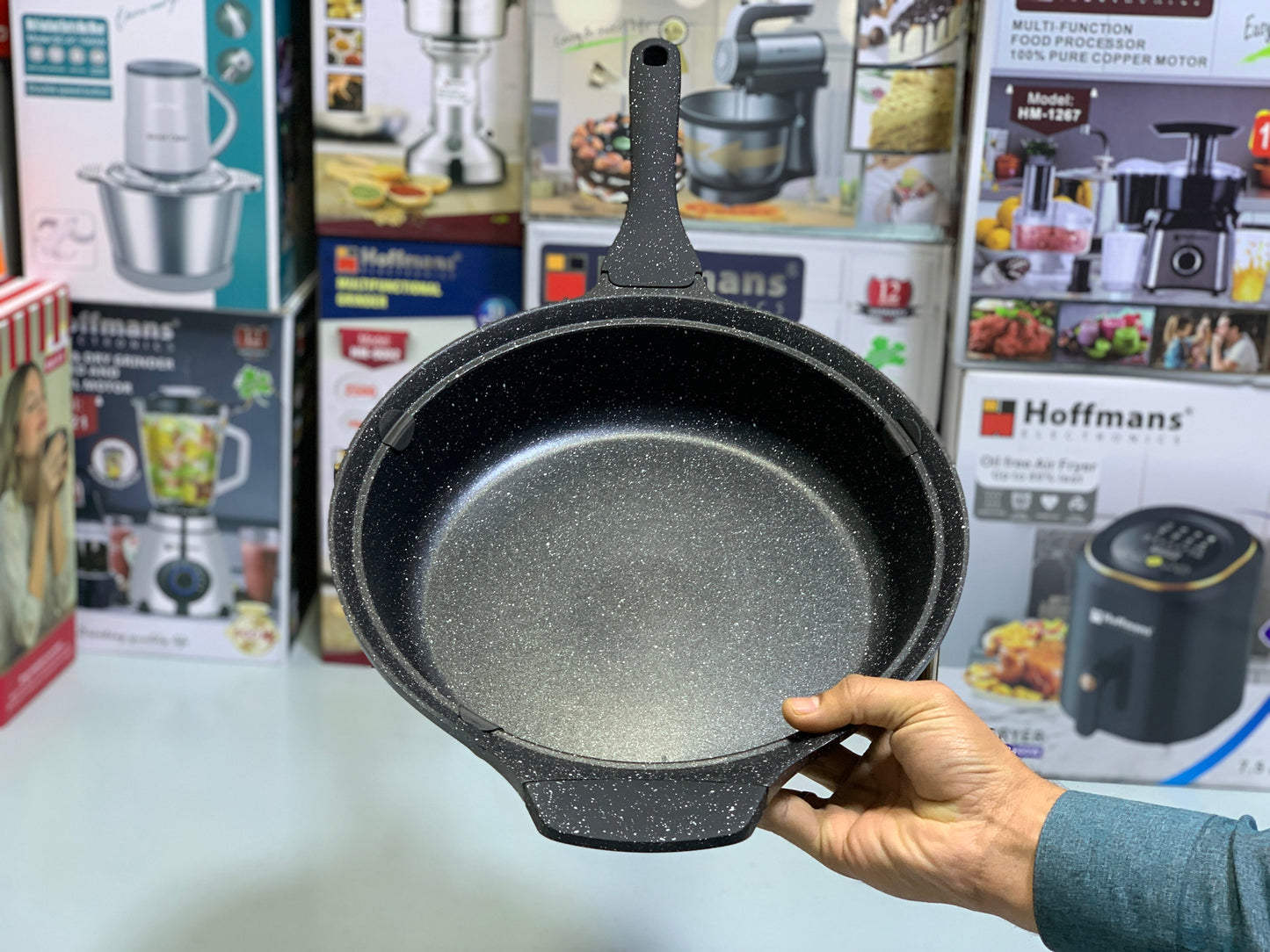Granite Coated Deep Frying Pan 28 cm