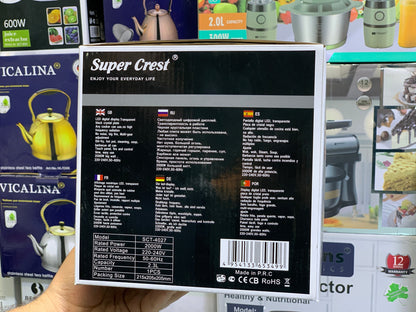 Super Crest Electric Kettle Model SCT: 4027