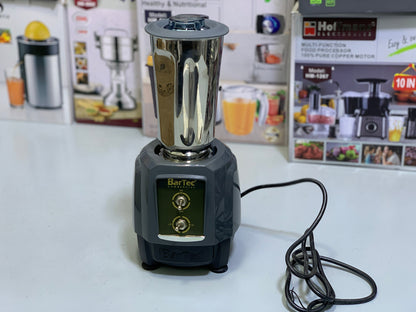 BarTek Commercial  Blender The Ideal Solution USA 🇺🇸 Stainless Steel 750w 20000 to 25000 RPM Speed