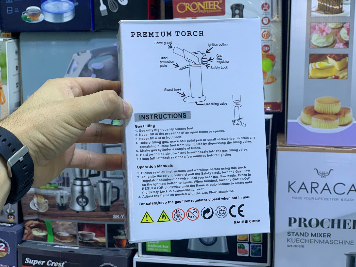 Professional Butany with Torch Gas refilling station