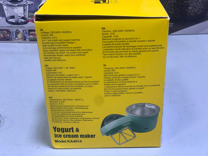 2 in 1| Yogurt and Ice-Cream Maker| Model: KA4014