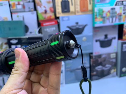 COBA Handheld Torch Model: CB-G672D USB Rechargeable Flashlight