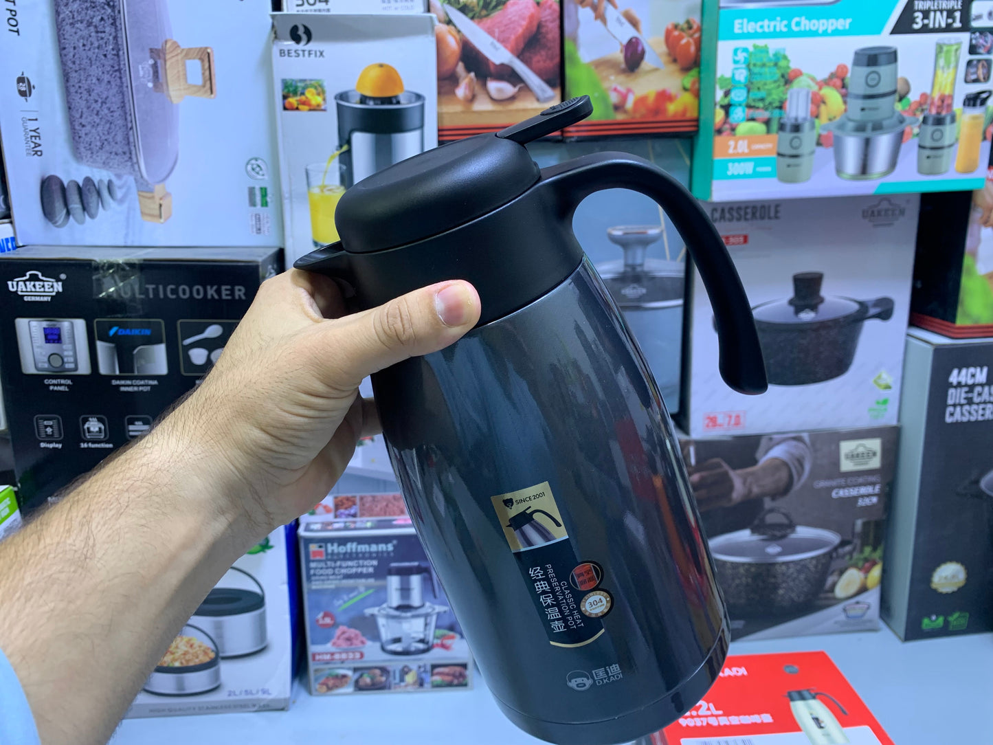 D.Kadi Tea Thermos SUS 304  Hot and Cold 24 Hours Stainless Steel 2.2L