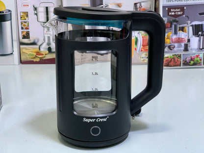Super Crest Electric Tea Kettle 1.7L and 2000w Model: SCT-4030