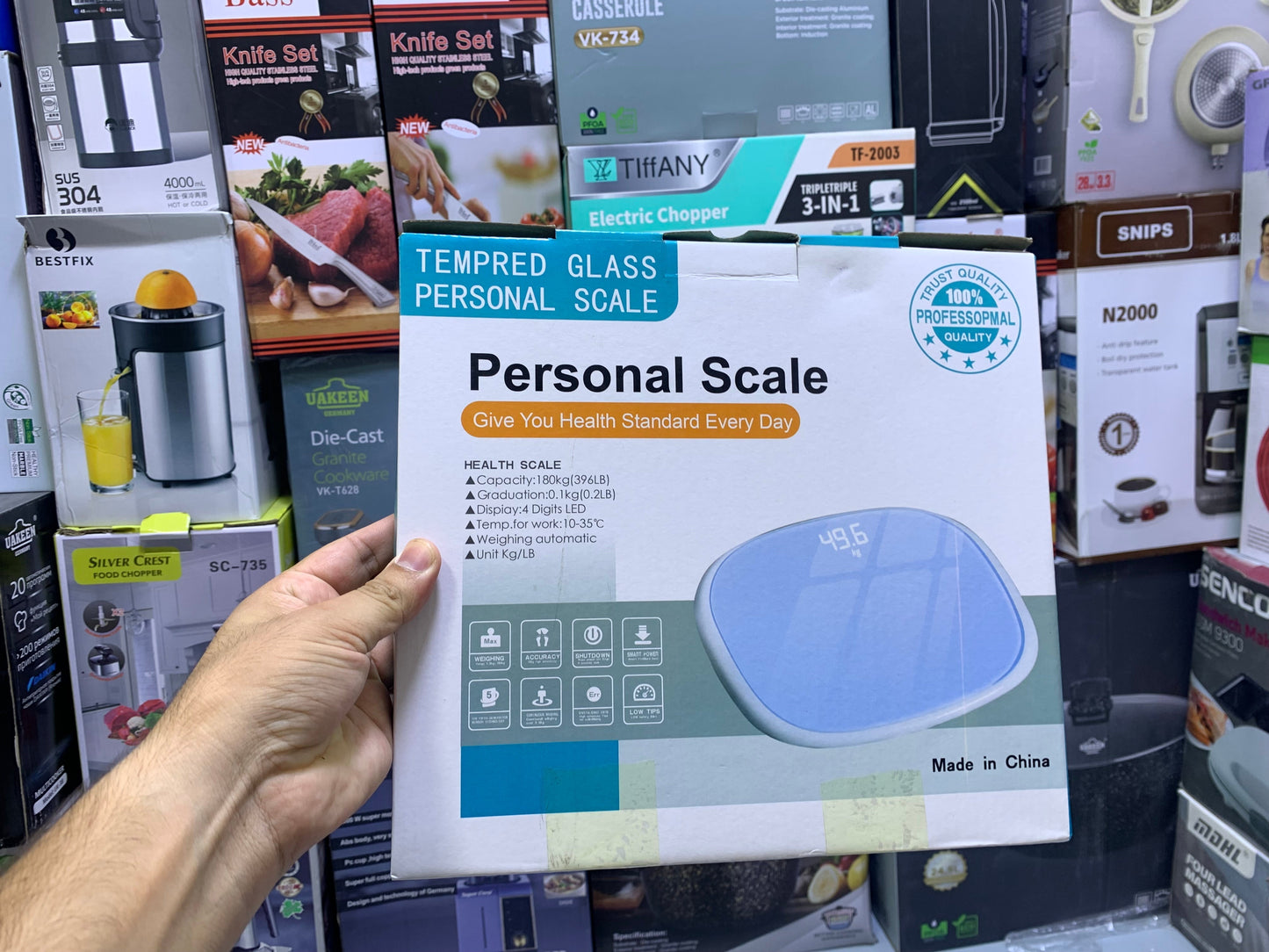 Personal Digital Scale Tempred Glass