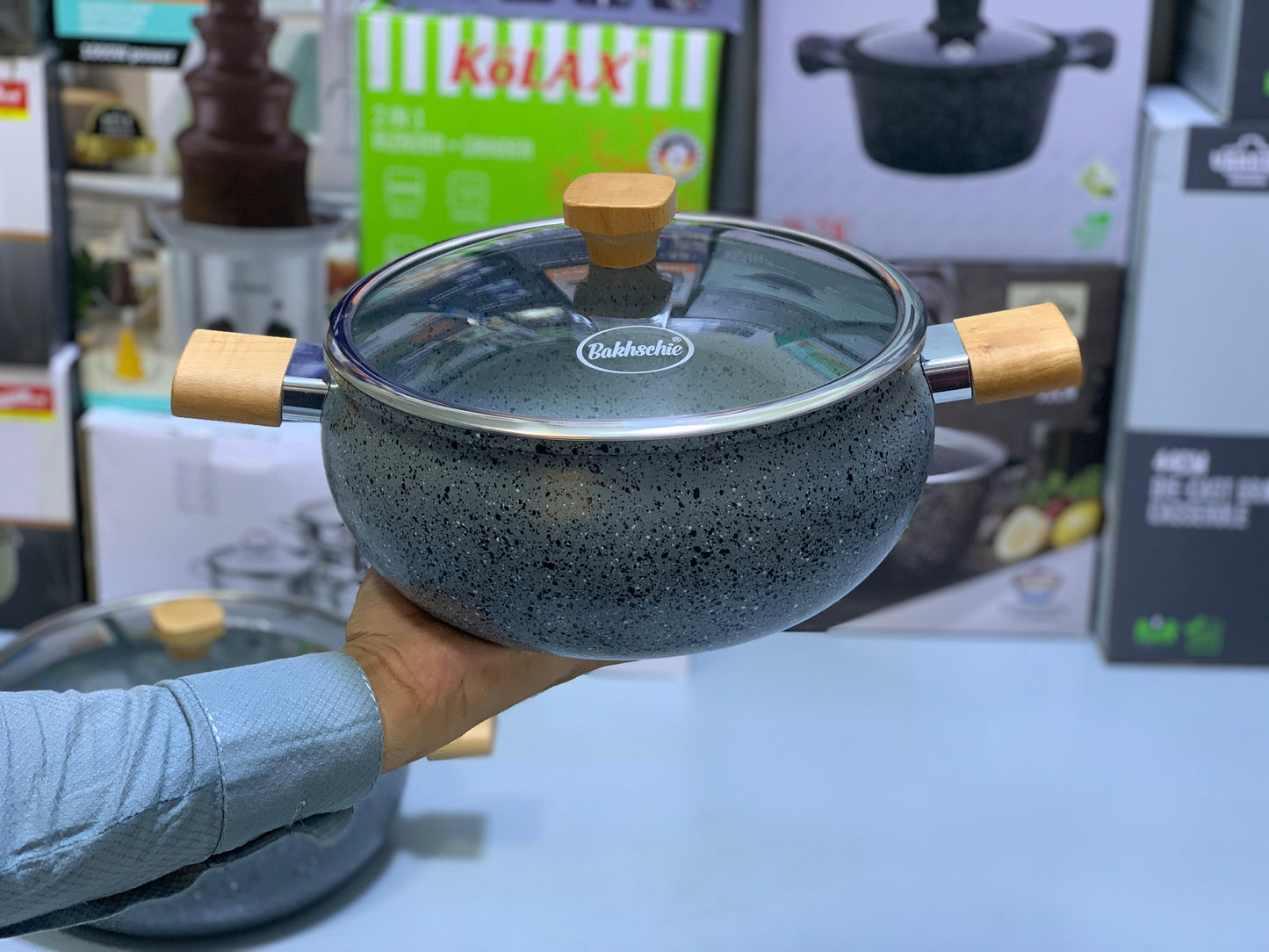 13 Pieces Bakhschie Brand cookware set-Mom’s first choice