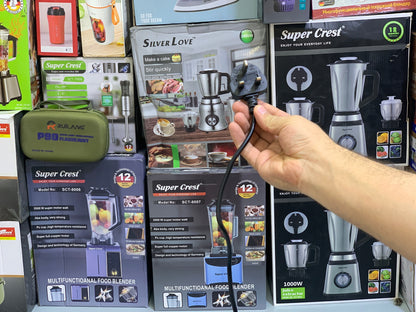 Silver Crest 2-in-1 Blender & Grinder – 2.5L | 4500W | Model: SC-1589