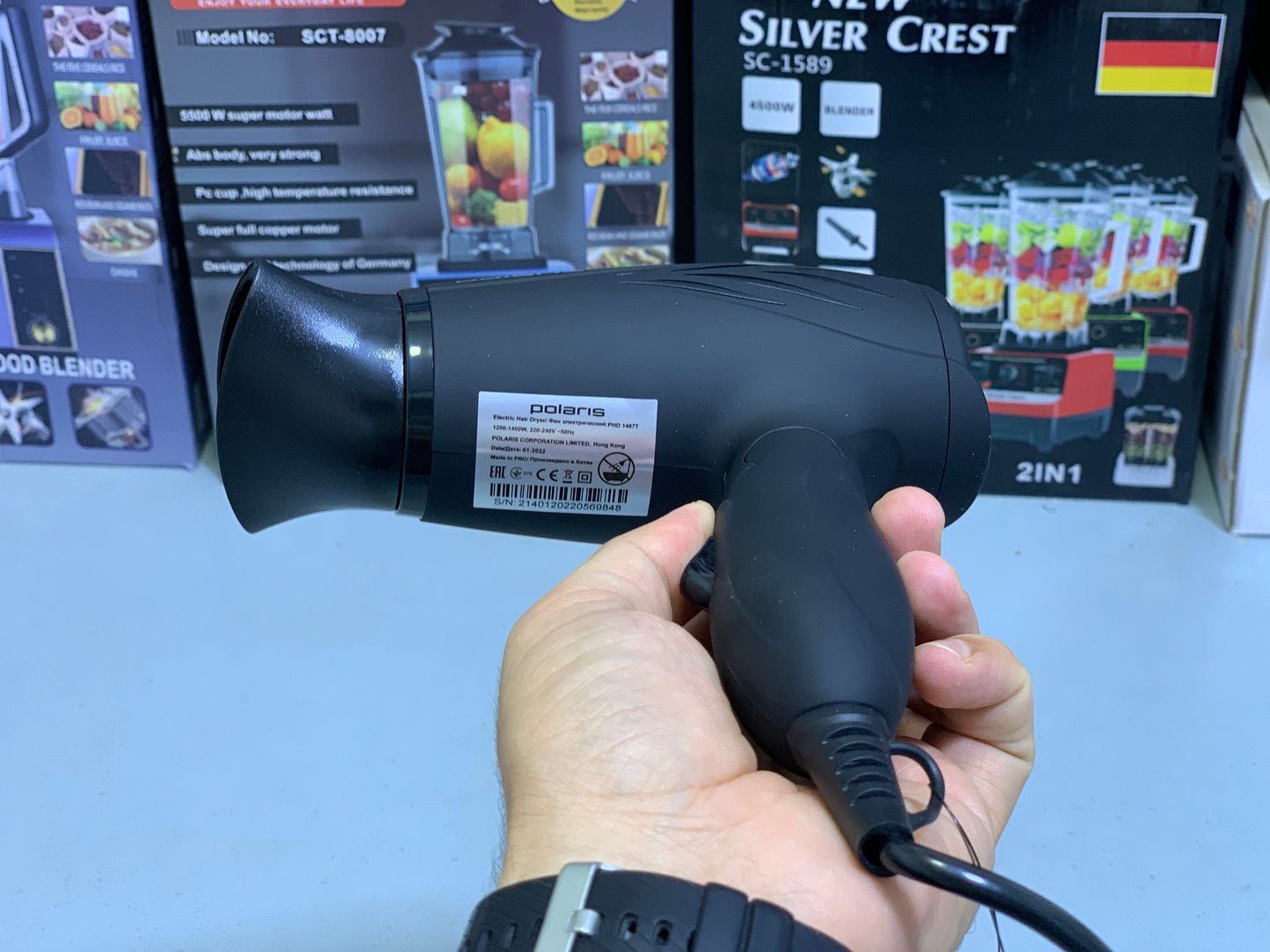 Polaris Hair Dryer 2 Modes 1400w