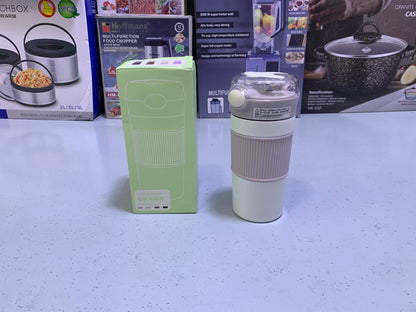 Straw Coffee Cup Stainless Steel SUS 304 400ml