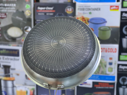 Shallow Laser Coating Frying Pan Non Stick Skillet