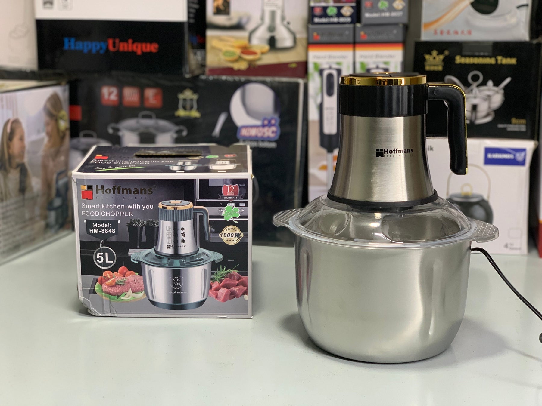 Hoffmans Electronics 5L Food Chopper 1800w