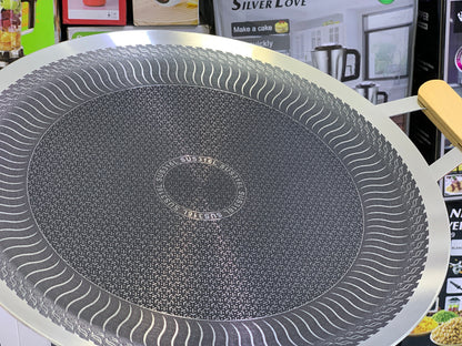 Laser Coating tawa with wooden handles