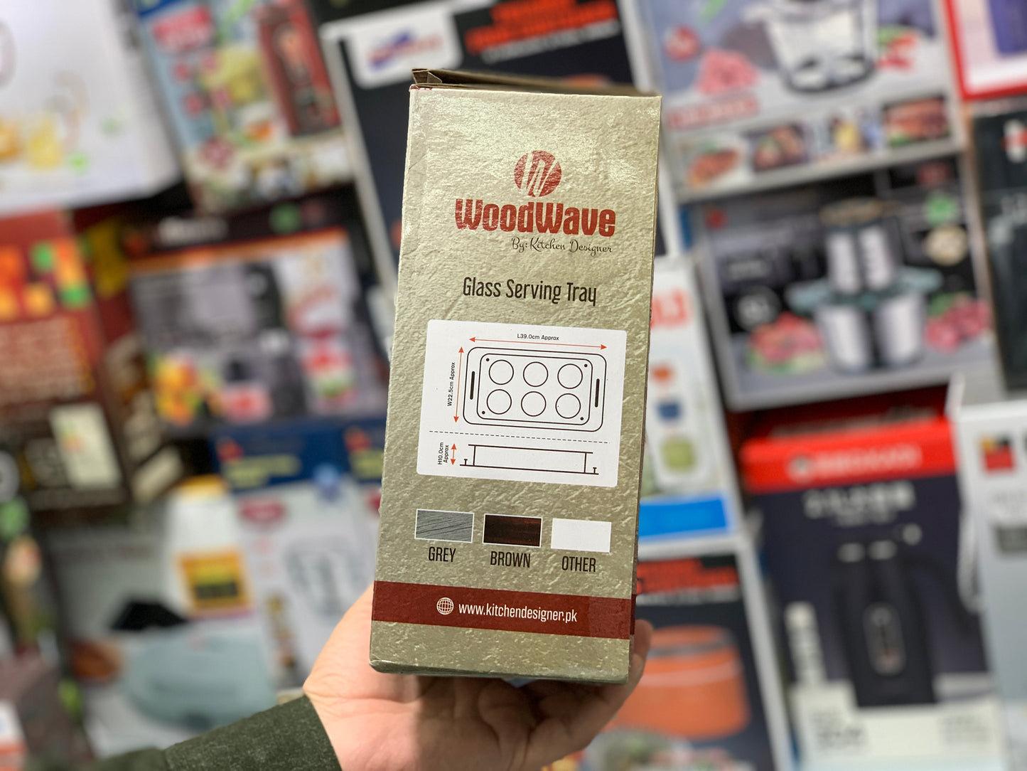 Kitchen Glasses Serving Trays