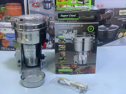 Super Crest Spice Grinders Stainless Steel blades