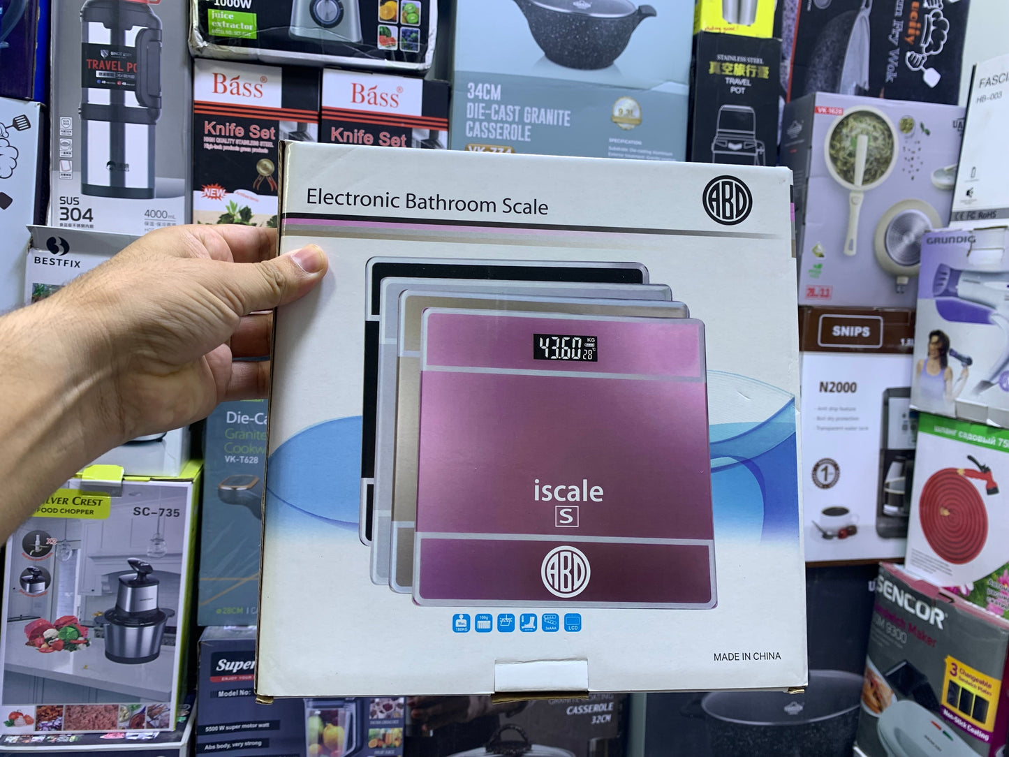 ABD Digital Bathroom Scale With Digital Display