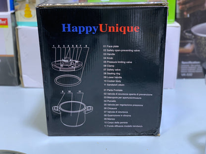 happpy unique 9L 2 in 1 Pressure Cooker Stainless Steel