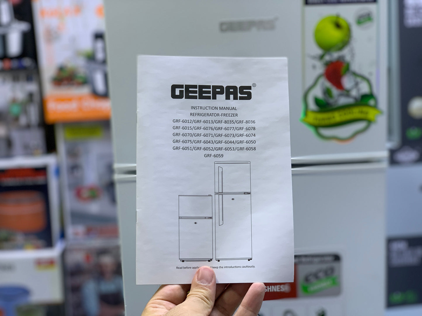 Geepas Mini Refrigerator| 1 Year Warranty