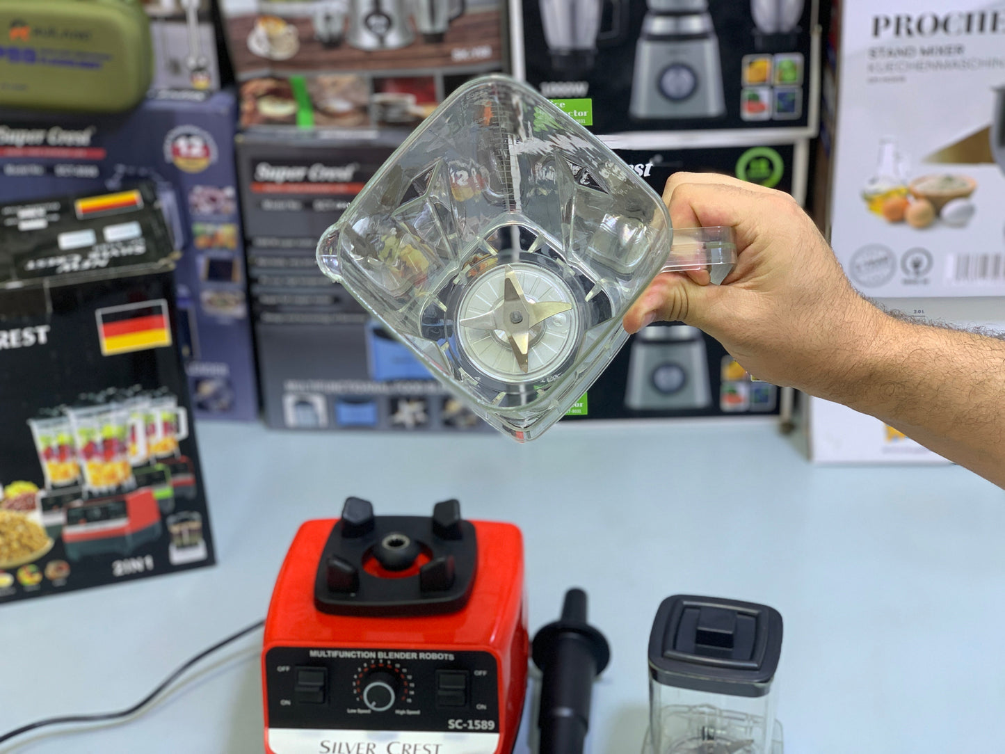 Silver Crest 2-in-1 Blender & Grinder – 2.5L | 4500W | Model: SC-1589