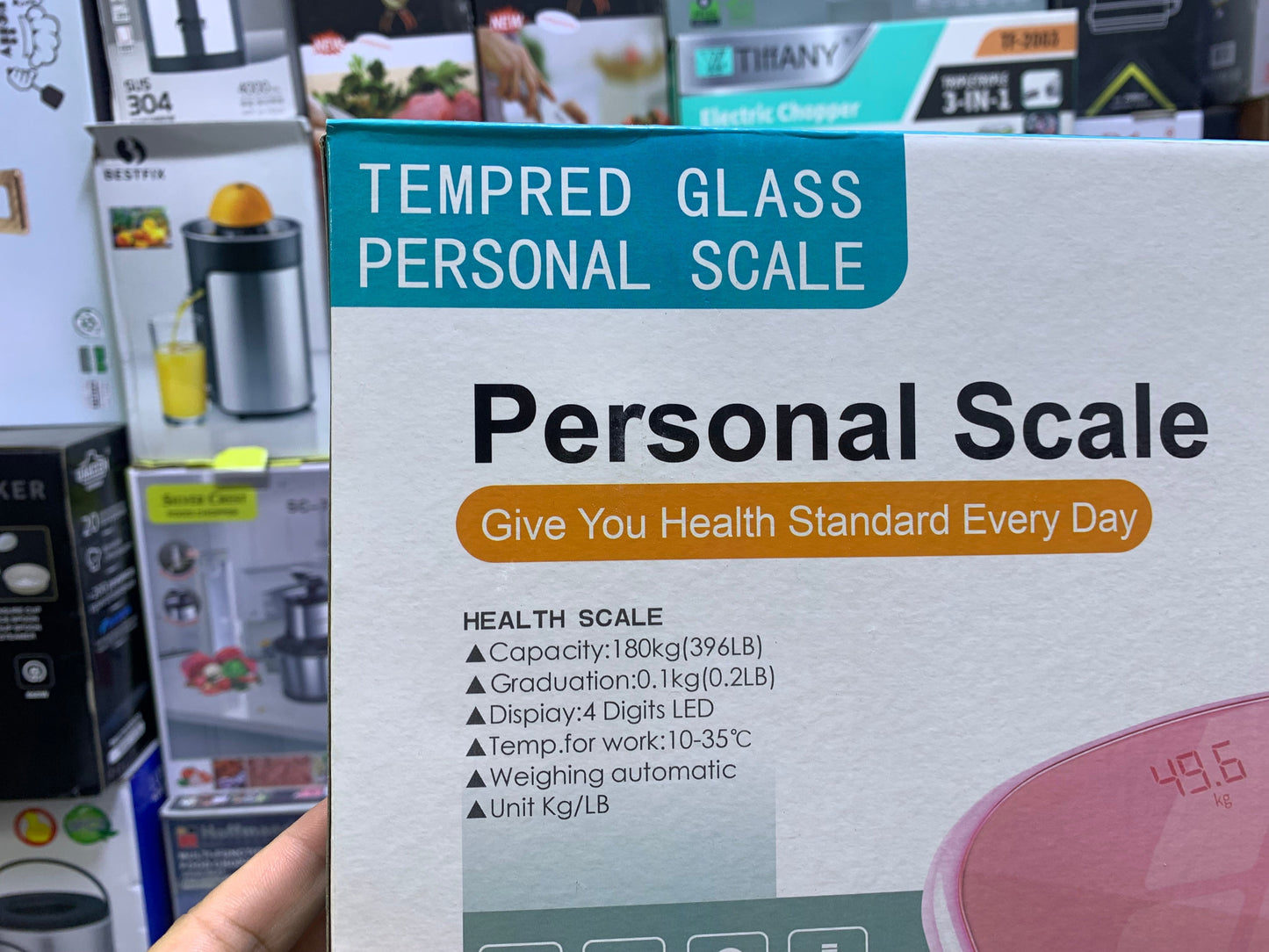 Personal Digital Scale Tempred Glass