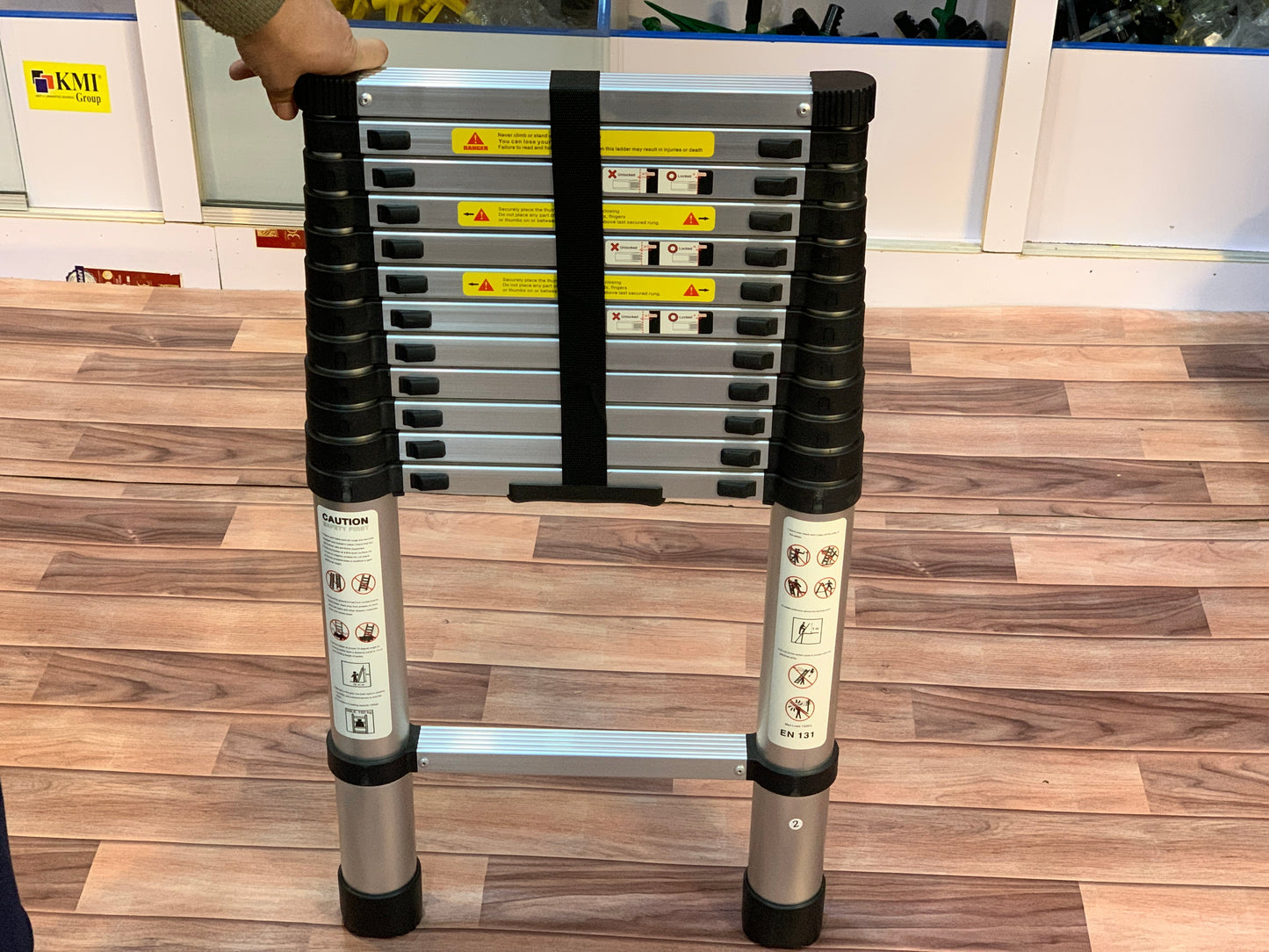 Foldable Ladder 🪜 Aluminum 13 Steps