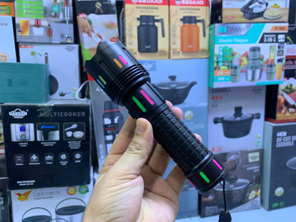 COBA Handheld Torch Model: CB-G672D USB Rechargeable Flashlight