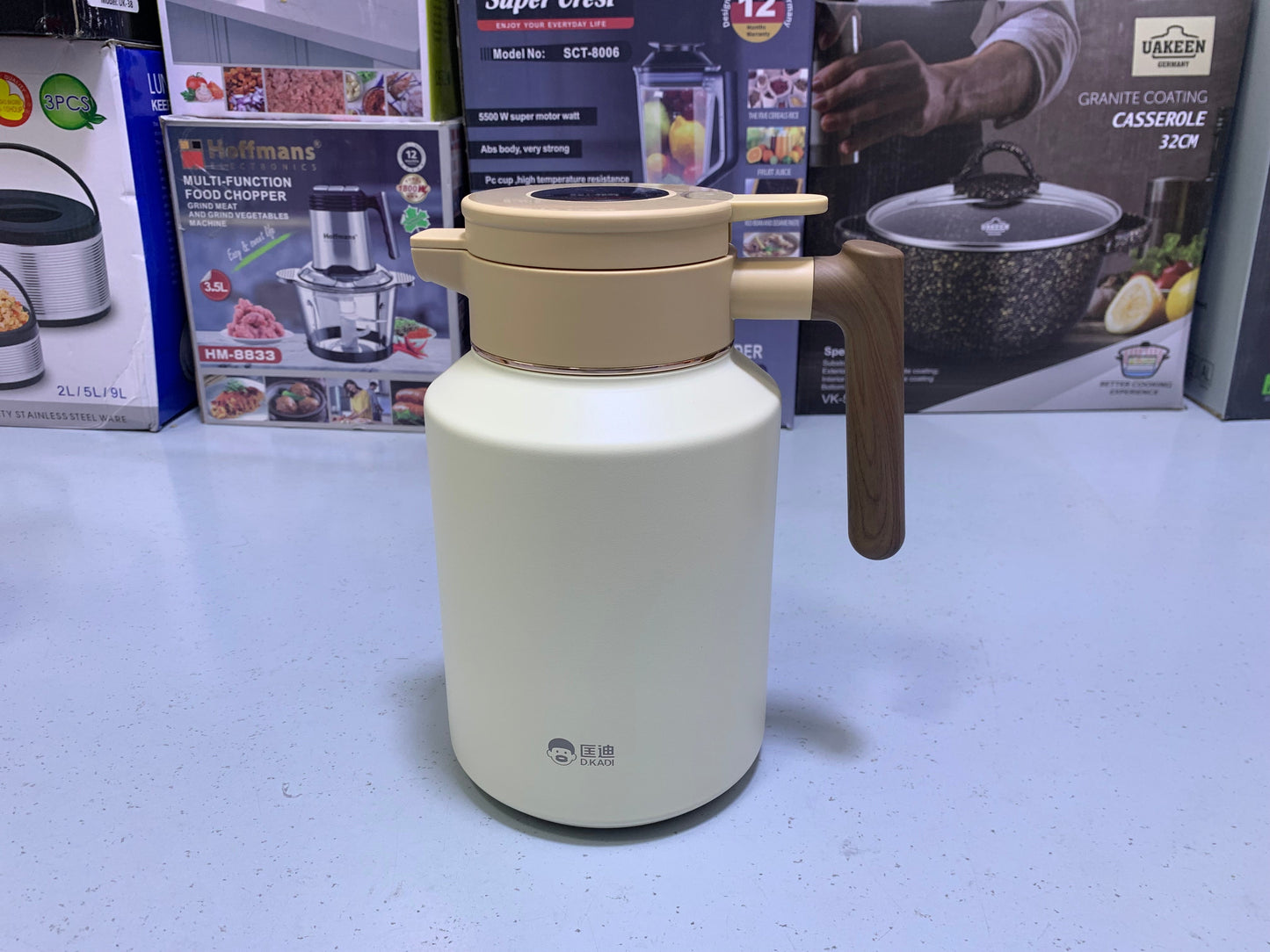 D-Kadi  Tea and Coffee Thermos SUS 304  Stainless Steel Model 9096 1900ml