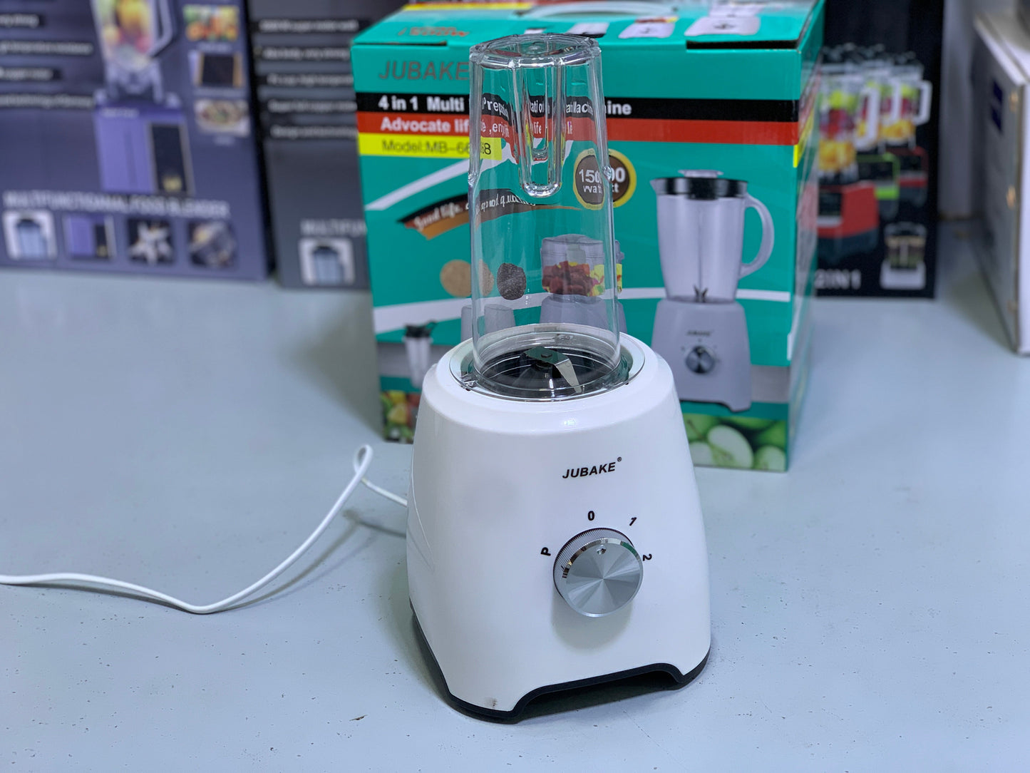 JUBAKE 4-in-1 Multifunctional Food Chopper – 1500W | Powerful & Versatile Kitchen Tool