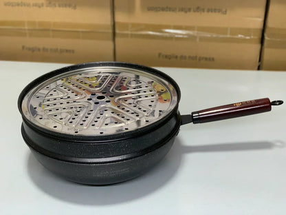 2 in 1 Frying Pan and Steamer 32cm
