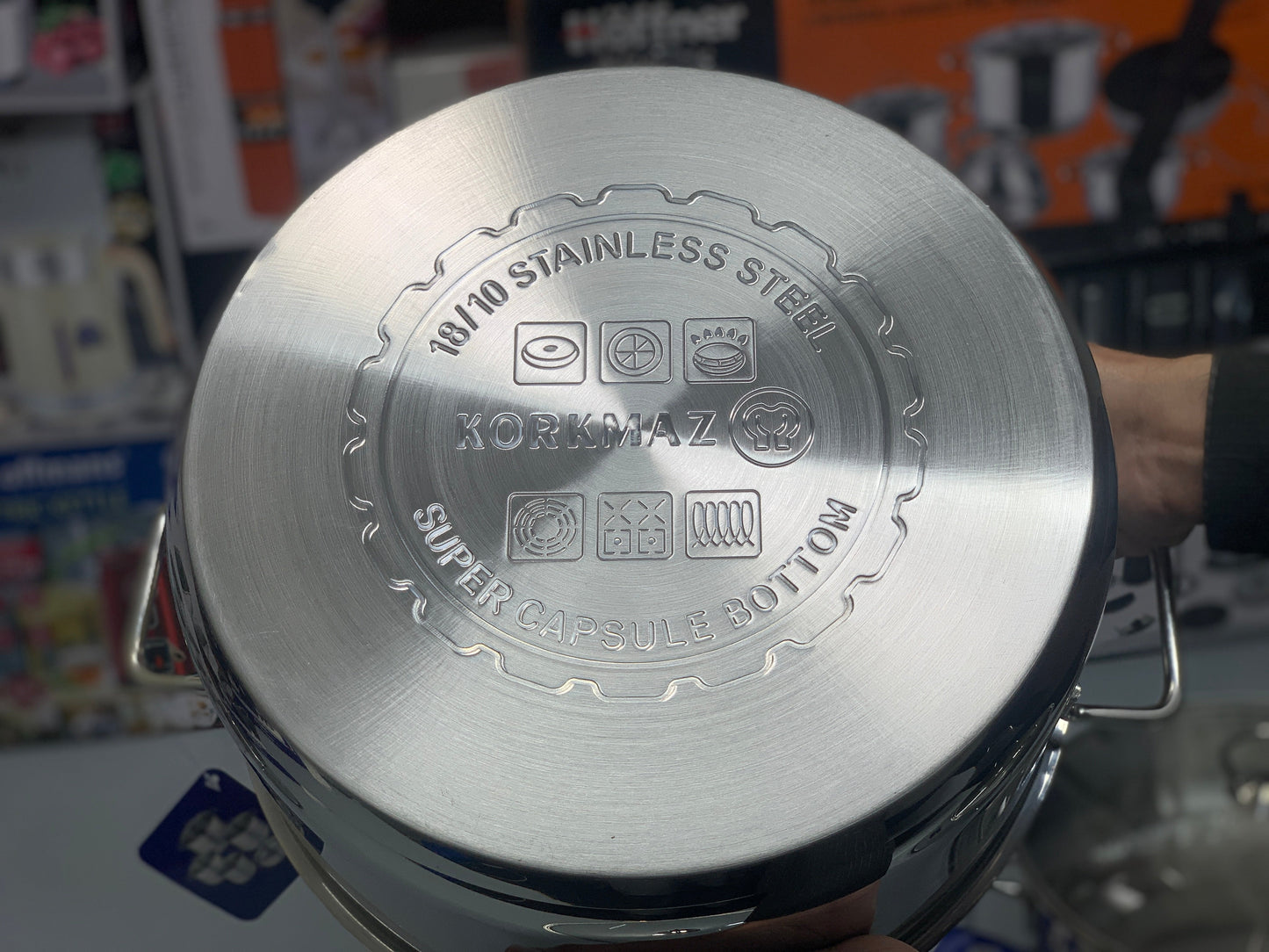 Korkmaz Turkish  🇹🇷 Original 10 Pieces Cookware Set Stainless Steel (LIFE TIME WARRANTY)