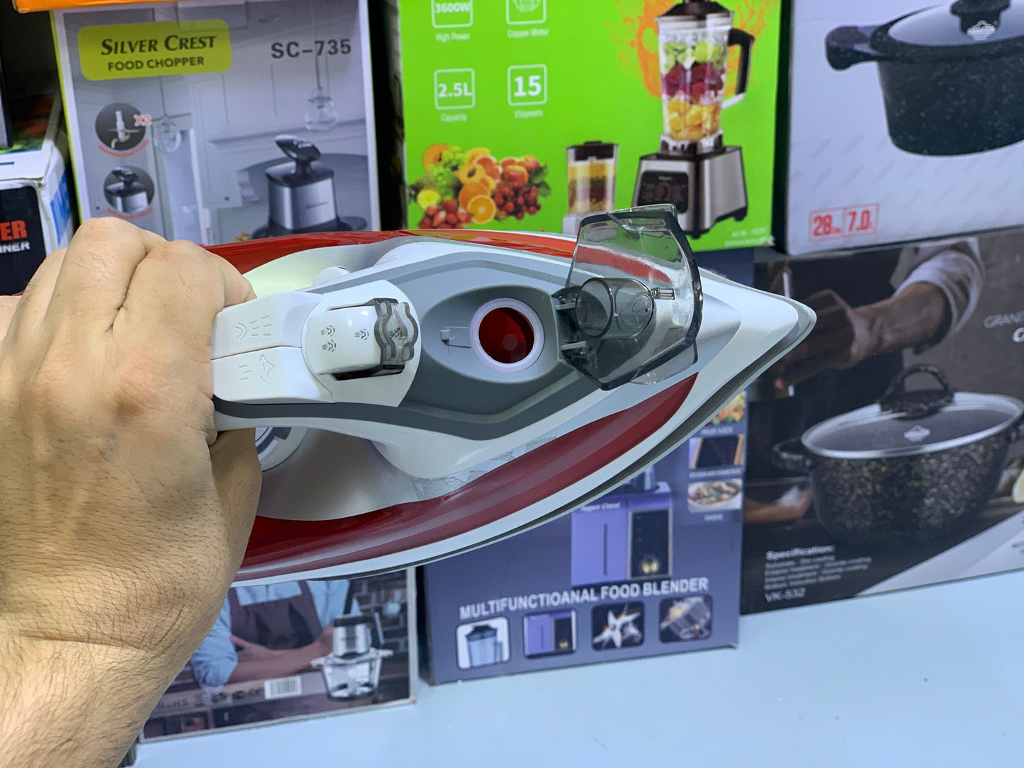 Silver Crest Steam iron Non Stick Ceramic coating 2600w Model: SC-666