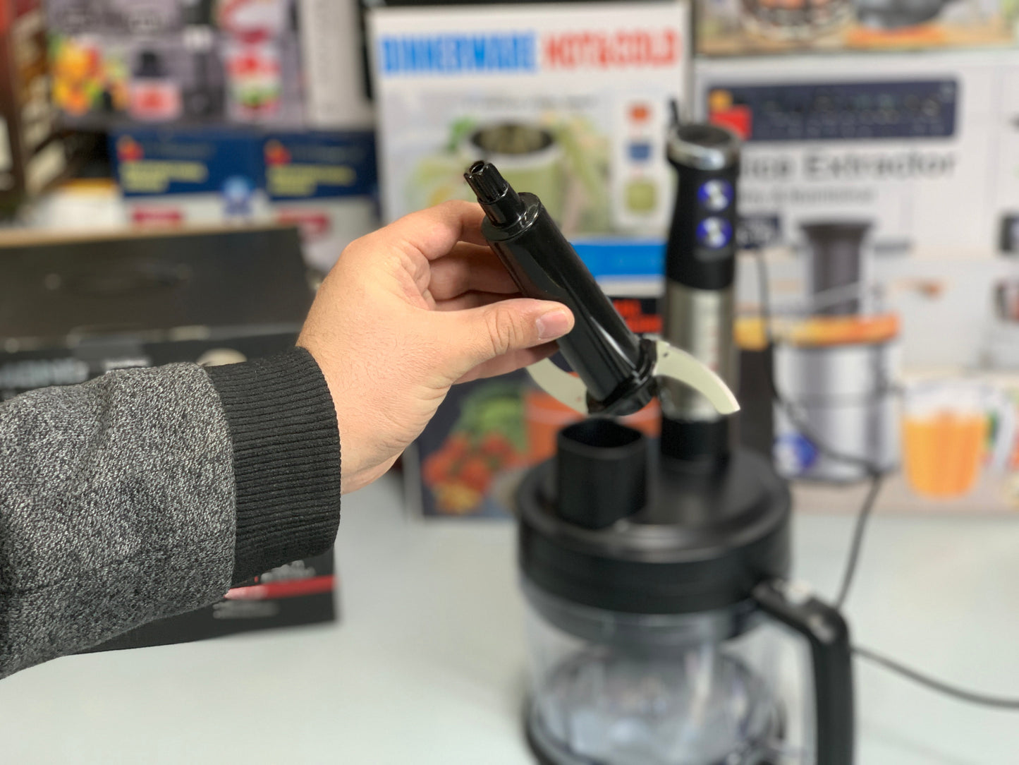 Redmond Hand Mixer and Blender Stainless Steel