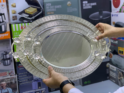 Stainless steel Tray set Model H-2 Silver